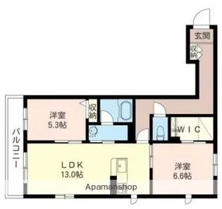 アルテミス【1階】の間取り