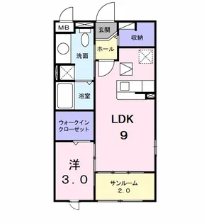 イル・ソーレ【1階】の間取り