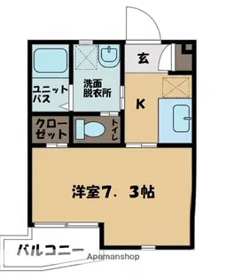 信栄ファイブ【3階】の間取り