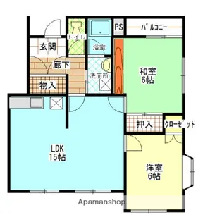 クレスト町田Ⅰ3号棟【2階】の間取り
