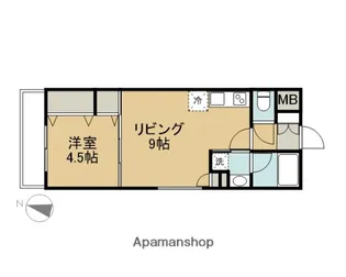 ヴィンチトーレ橋本【1階】の間取り