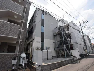 サイドガレージ矢部【2階】の外観