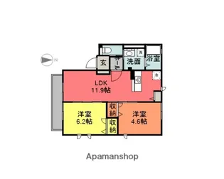 ステージアA【2階】の間取り