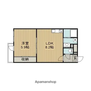美ーMING北里Ⅴ【3階】の間取り