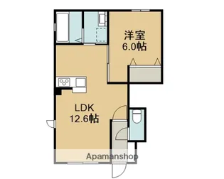 神奈川県相模原市中央区相模原2丁目【マンション】の間取り