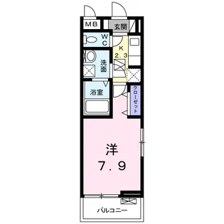 グラツィオーソ【1階】の間取り