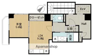 THE PRESTIGE GRAN【6階】の間取り