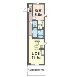フォーシーズン【101号室】の間取り