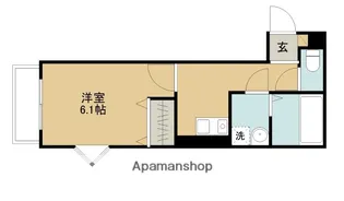神奈川県相模原市中央区上溝7丁目【アパート】の間取り