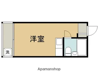第5メゾン越仙【203号室】の間取り