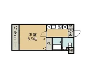 SーRESIDENCE玉川学園前【1階】の間取り