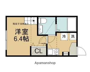 トゥルーメゾン京王堀之内【1階】の間取り