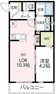 ETERNA FELICITA(エテルナフェリチータ)【303号室号室】の間取り