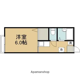 リバーサイドジュネス【2階】の間取り