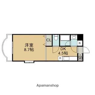 エスペランサクリア【2階】の間取り