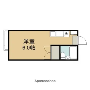 ドミール堀之内【1階】の間取り