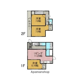 東京都町田市相原町【一戸建】の間取り