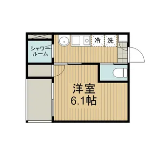 MELDIA矢部【2階】の間取り