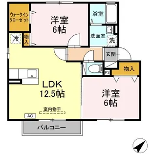 オーキッドハウス【2階】の間取り