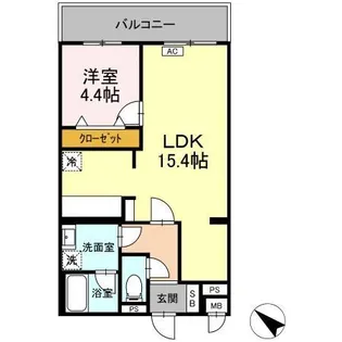 ROYAL HILLS【4階】の間取り