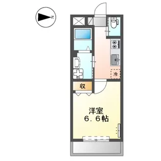 モリオンパレス【1階】の間取り