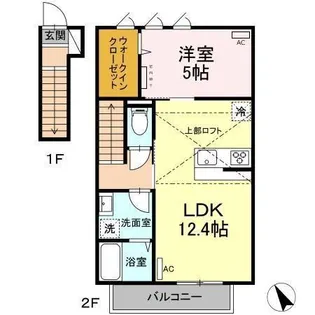 DHCR淵野辺【2階】の間取り