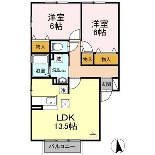 FANTASISTA【1階】の間取り