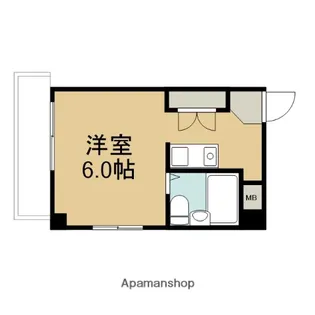 ホワイトウイング越野【4階】の間取り