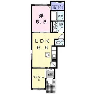 ガーデンフォレスト【1階】の間取り