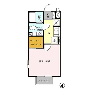 フローラ【2階】の間取り