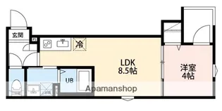 神奈川県相模原市中央区清新6丁目【アパート】の間取り