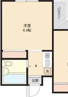神奈川県相模原市中央区中央1丁目【マンション】の間取り