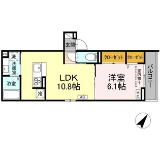 ASSETーCOURT中町【2階】の間取り