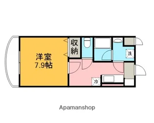 クラベール【3階】の間取り