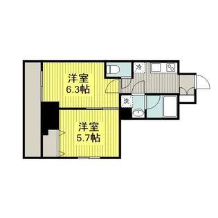 KDXレジデンス町田NORTH【10階】の間取り