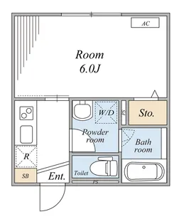 グレースアロー玉川学園【2階】の間取り