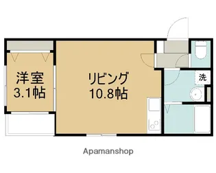 グランアクシス【1階】の間取り