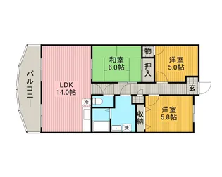 SAYSHELL【1階】の間取り