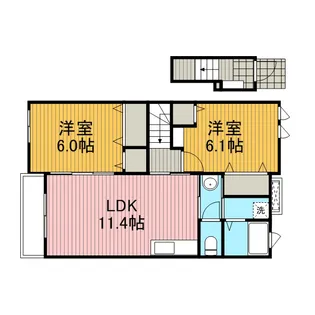グリーンパークKEITEI【2階】の間取り