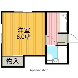 メープル城山【1階】の間取り