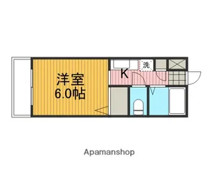 ワンダーランドB【401号室】の間取り