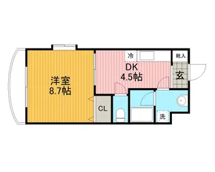 アーバンコート【0101号室】の間取り