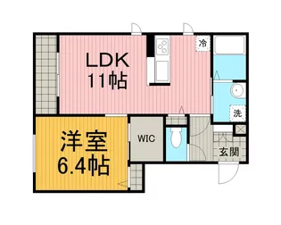 ノーブル ダーチャ【2階】の間取り