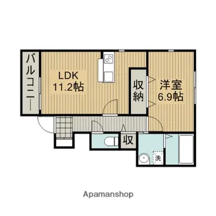 リールセゾンC【1階】の間取り