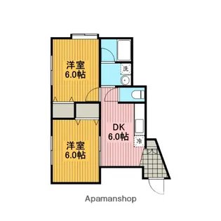 アミティりんかん【1階】の間取り