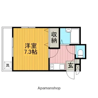 B’CASA淵野辺ⅣRE−BORN【2階】の間取り