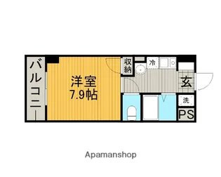 ハイツFK相模大野【1階】の間取り