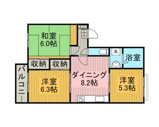 ファミールA【202号室】の間取り