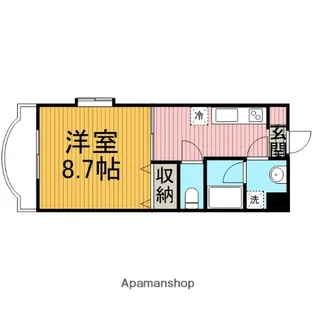 ポートランド南橋本壱番館【5階】の間取り