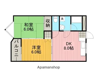 ストリーム橋本【5階】の間取り